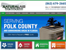 Tablet Screenshot of naturalairenergy.com